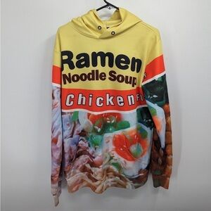 chicken ramen‎ noodle Men’s hoodie Size large